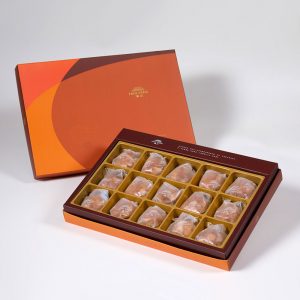 【Orange Gold】Spicy Macadamia Nut Tart 15 pcs Gift Box