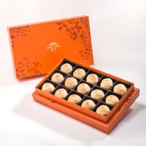 【Orange Gold】Mini Mung Bean Mooncake 15 pcs Gift Box