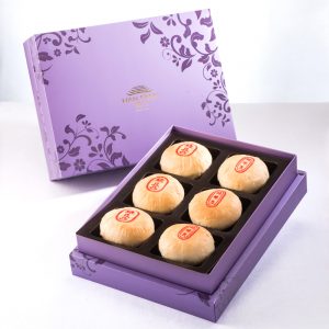【Royal Purple】6 pcs Gift Box★Pork Mung Bean Traditional Mooncake*3+Mung Bean Traditional Mooncake*3