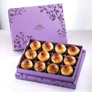 【Royal Purple】Okinawa Brown Sugar Salty Yolk Duels Mooncake 12 pcs Gift Box